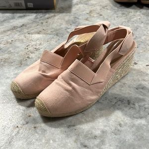 Lauren by Ralph Lauren short pink espadrilles, size 8.5